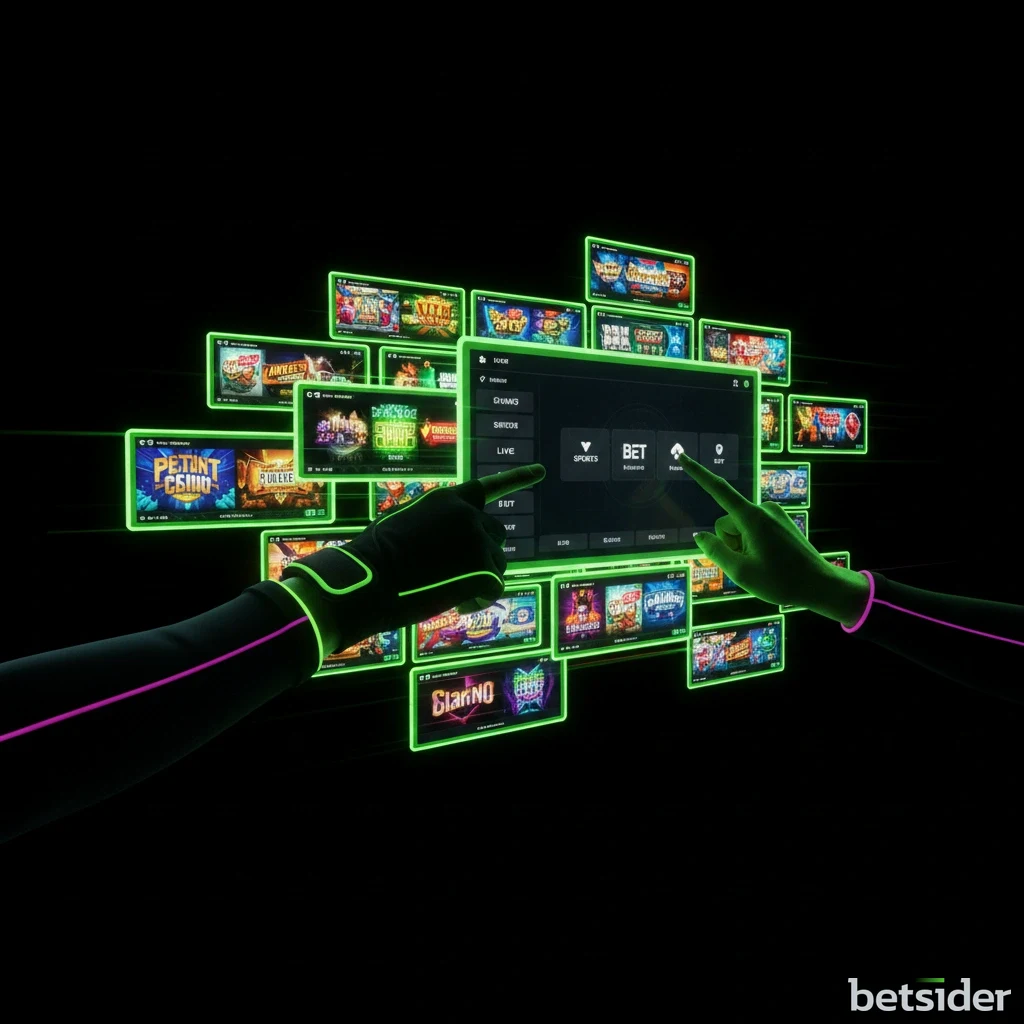 Tavolo di Blackjack Live sull'app Betsider con un croupier reale.