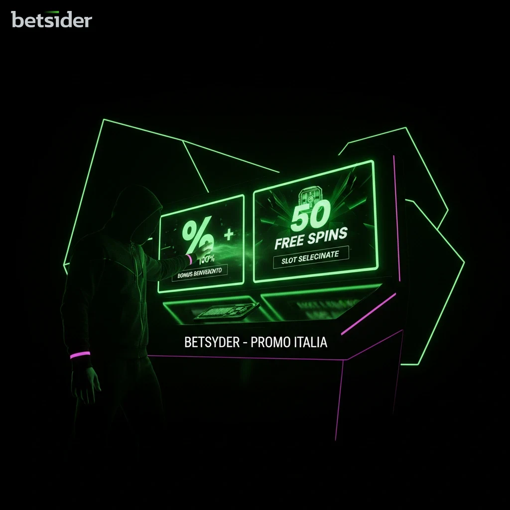 Illustrazione del pacchetto di benvenuto di Betsider per i nuovi giocatori.