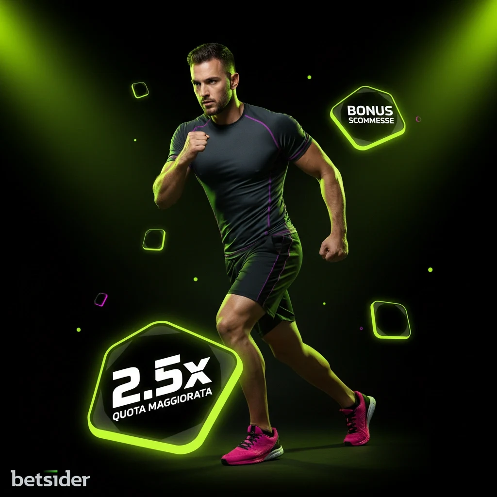 Grafica di quote potenziate per un evento sportivo, mostrando un aumento del valore.