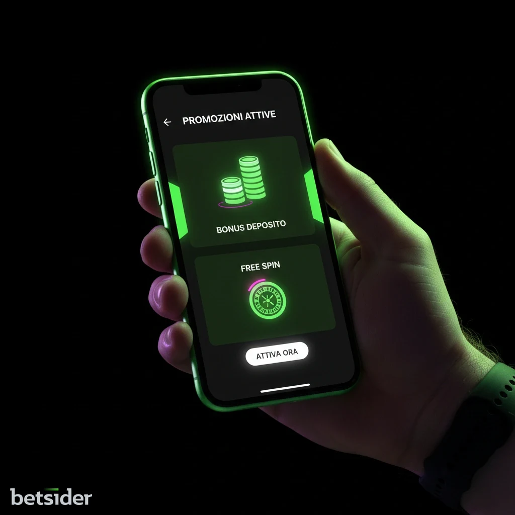 Interfaccia di una schedina per scommesse sportive multiple su Betsider mobile.
