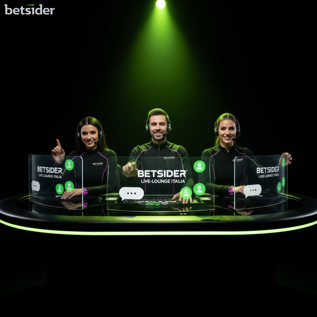 Schermata di un gioco di baccarat live che mostra un'interfaccia utente chiara.