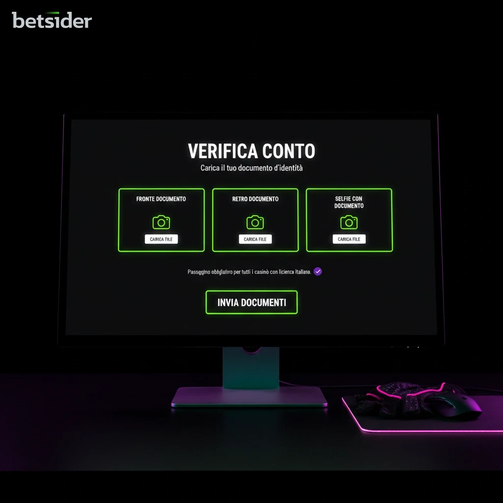 Screenshot delle opzioni di gioco responsabile su Betsider, come l'impostazione dei limiti di deposito settimanali.