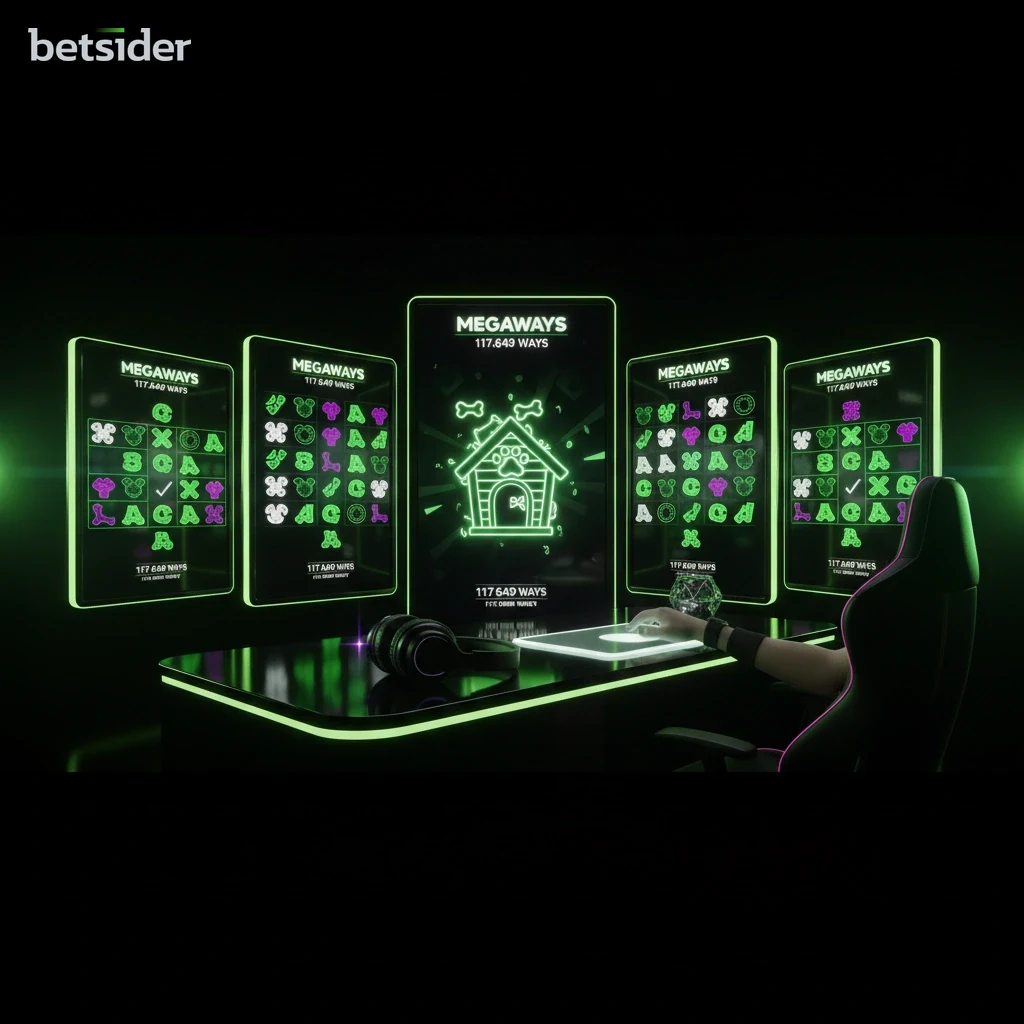 Una slot con meccanica Megaways su Betsider che mostra migliaia di modi per vincere.