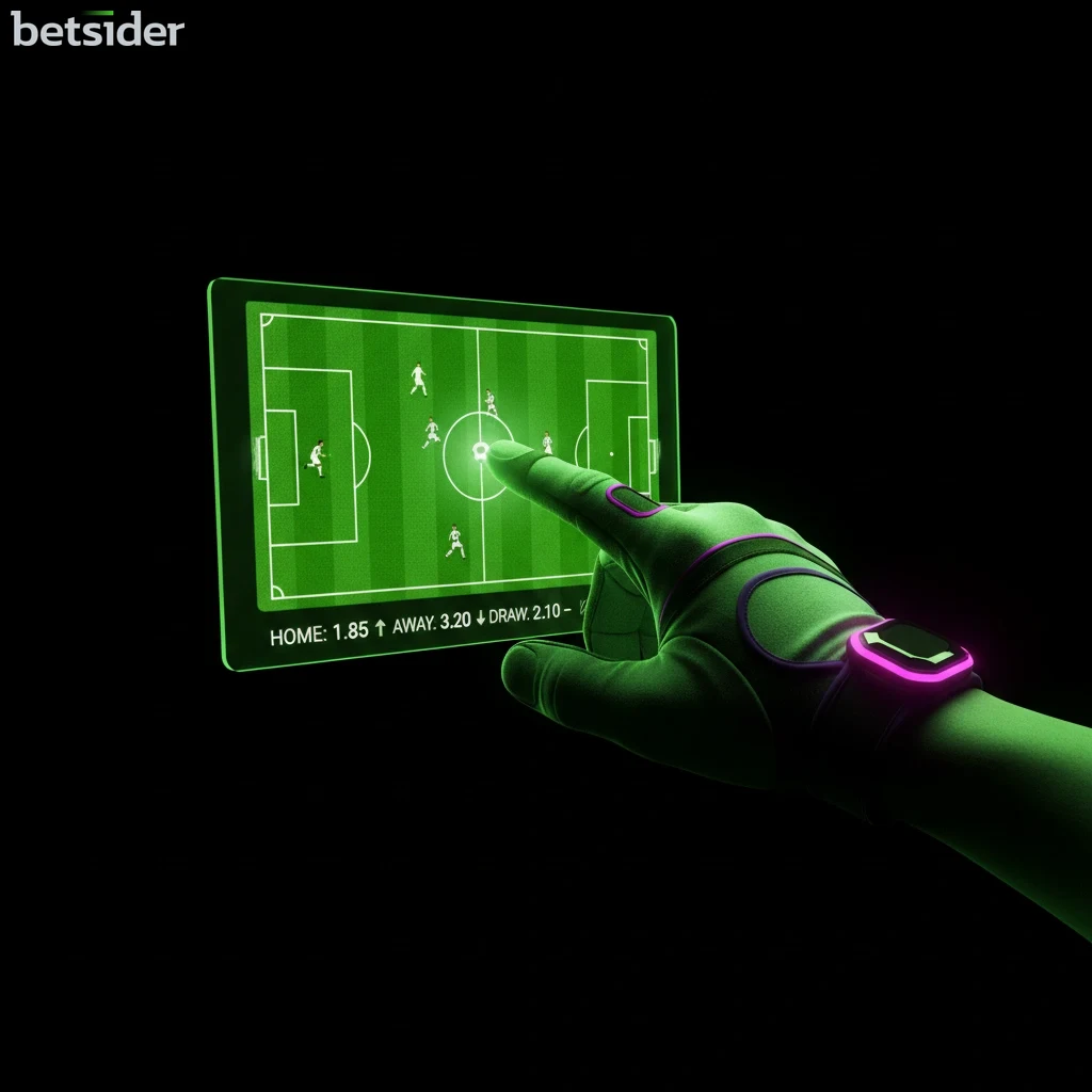 Interfaccia delle scommesse live di Betsider durante una partita di tennis in corso.
